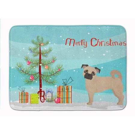 Carolines Treasures Fawn Chug Christmas Tree Machine Washable Memory Foam Mat CK3821RUG